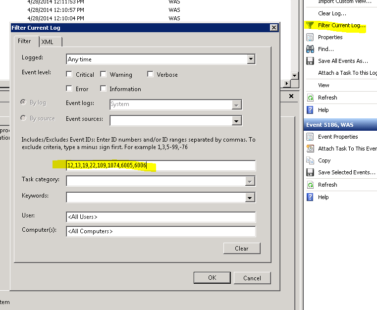 event id 122 device setup manager